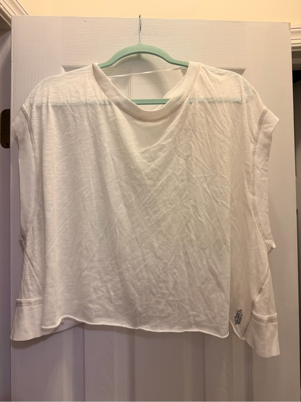 FP Movement by Free People White Relaxed Short Sleeve Tee my time